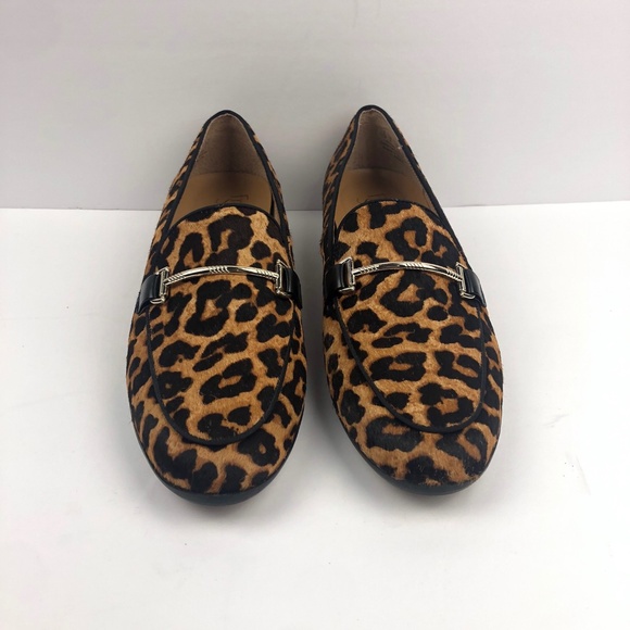 franco sarto cheetah loafers